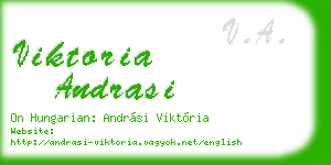 viktoria andrasi business card